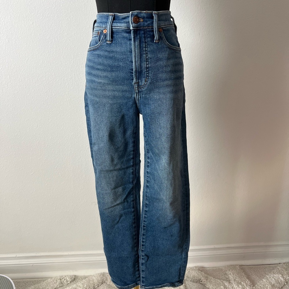 Madewell The Perfect Vintage Jean Medium Wash High Rise Tapered Denim 26P Petite